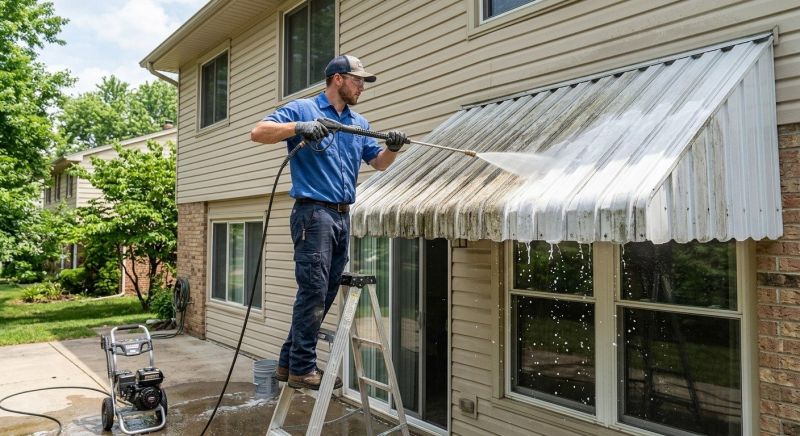 Terrace Awning Cleaning Service