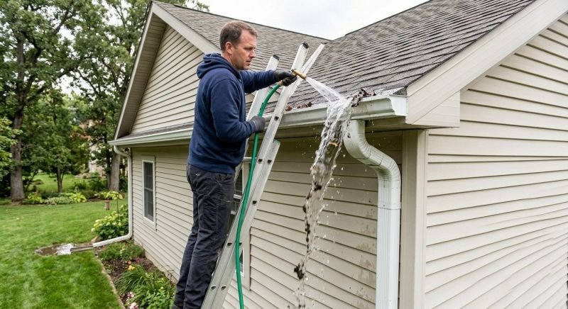 Clogged Gutter Clearing in Frederick, MD