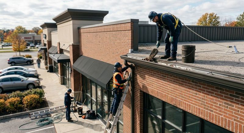 Commercial Downspout Cleaning in Sacramento, CA