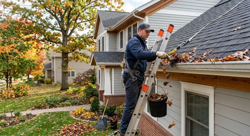 Gutter Leaf Clearing in Boulder, CO