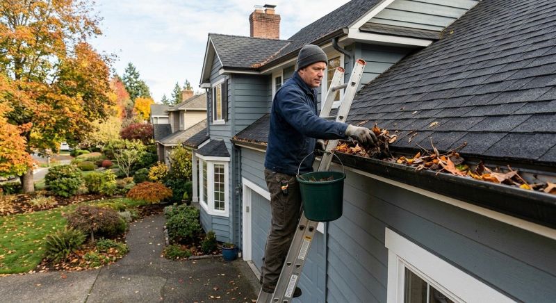 Gutter Leaf Clearing in Boulder, CO