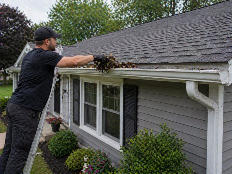 Rain Gutter Clearing in Long Island, NY