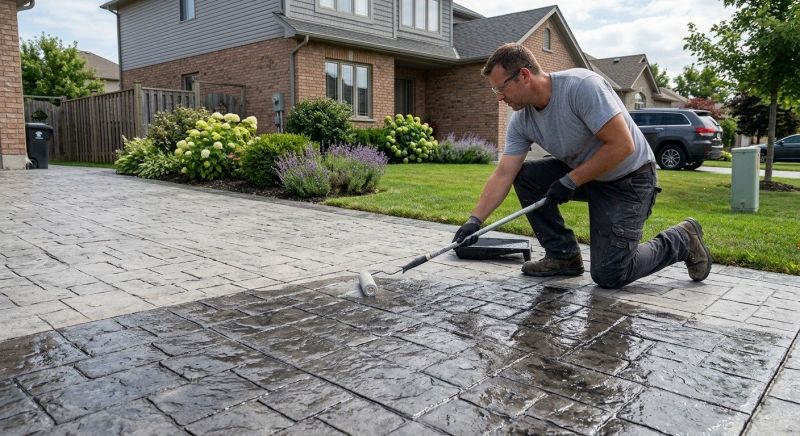 Stamped Concrete Sealing in Tacoma, WA